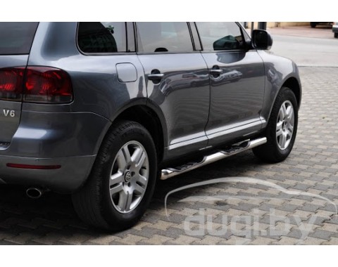 Защита порогов - трубы для Touareg.